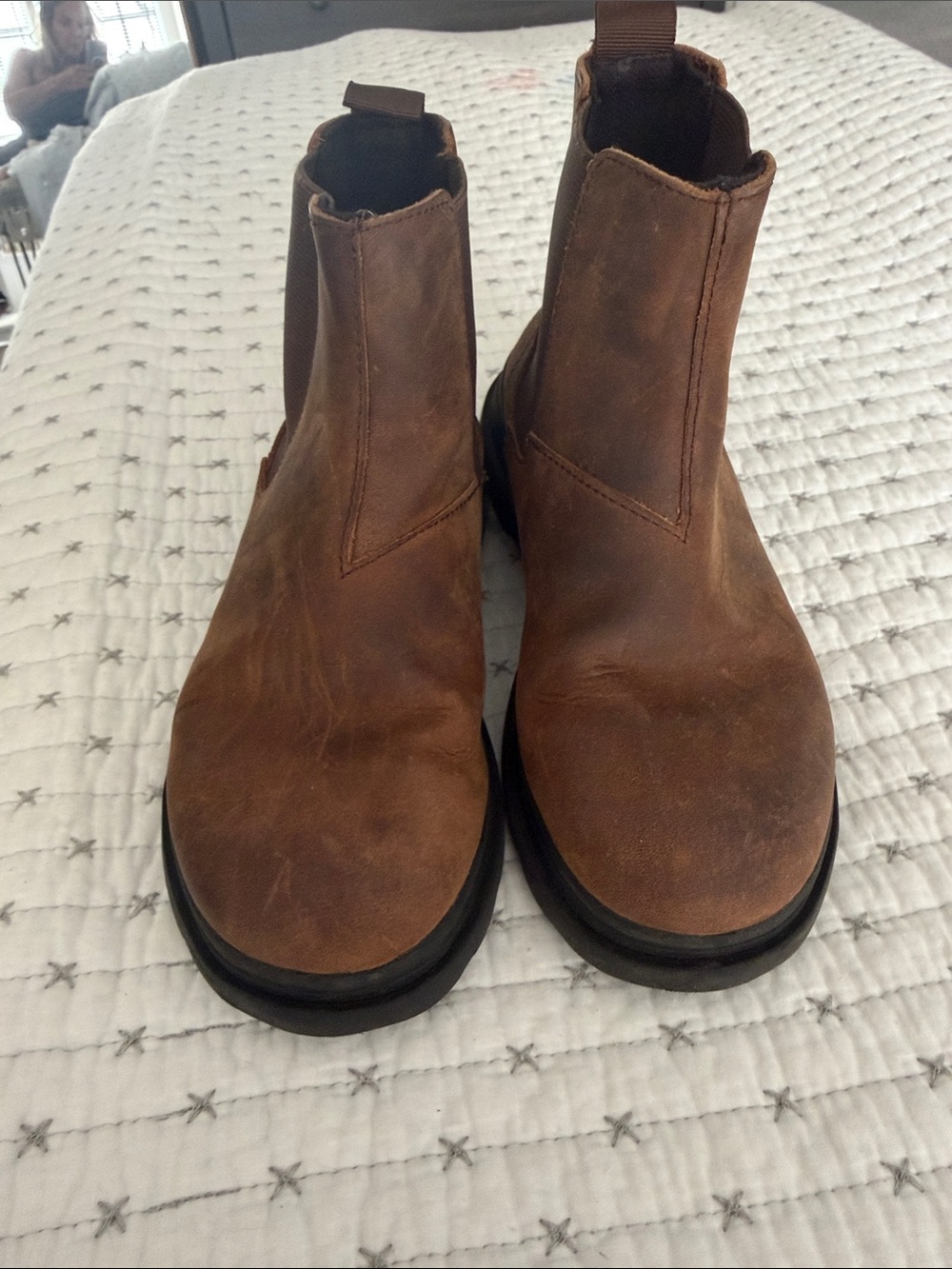 Zara Brown Chelsea-Style Kids Boots